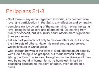 philippians 2 1 8