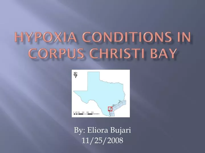 hypoxia conditions in corpus christi bay