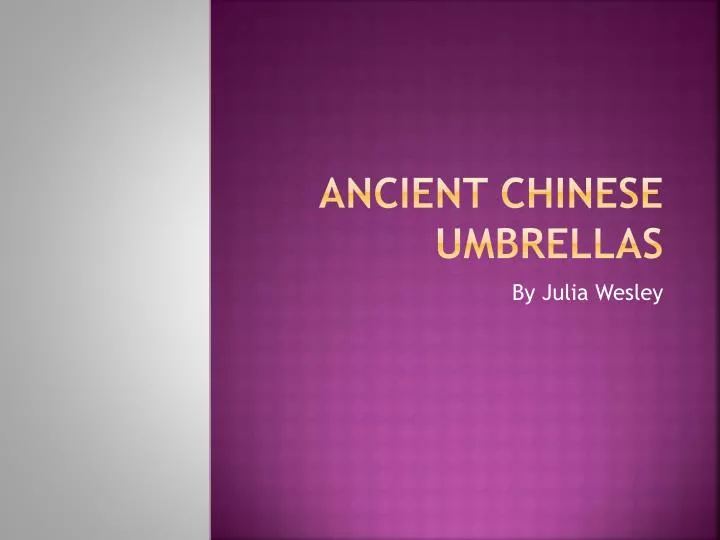 ancient chinese umbrellas