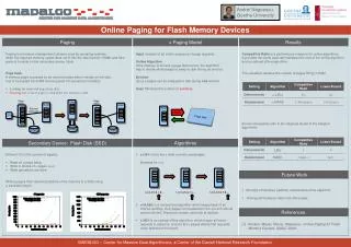 Online Paging for Flash Memory Devices