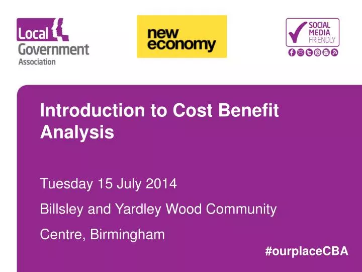 introduction to cost benefit analysis