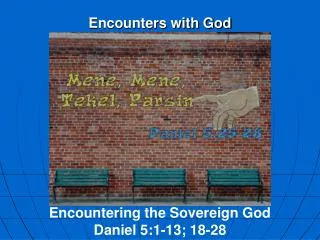 Encounters with God