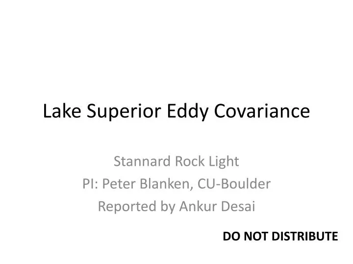 lake superior eddy covariance