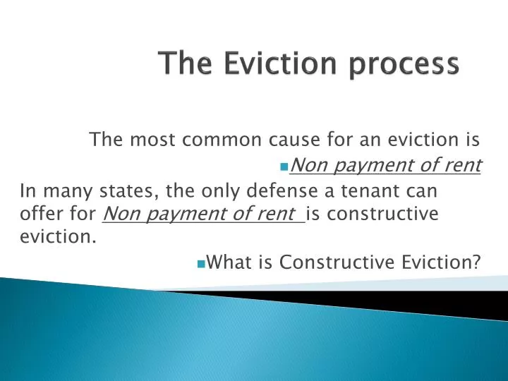 the eviction process