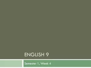 English 9