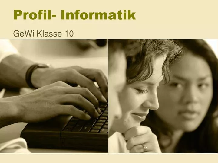 profil informatik