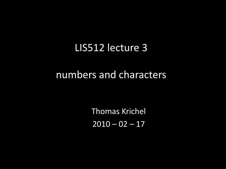 thomas krichel 2010 02 17