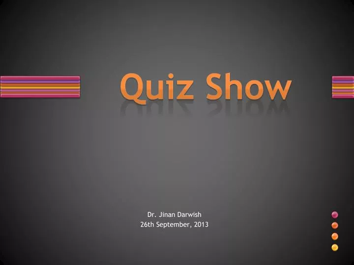 quiz show