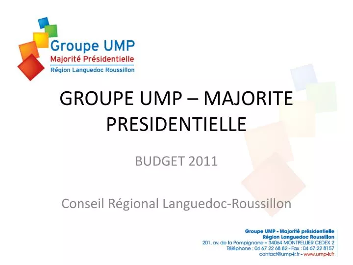 groupe ump majorite presidentielle