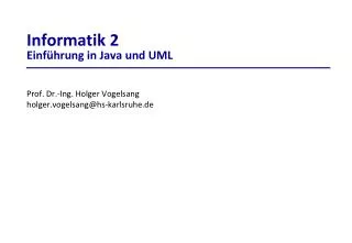 informatik 2 einf hrung in java und uml