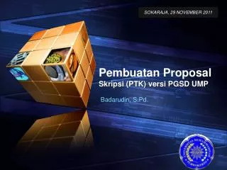 pembuatan proposal skripsi ptk versi pgsd ump
