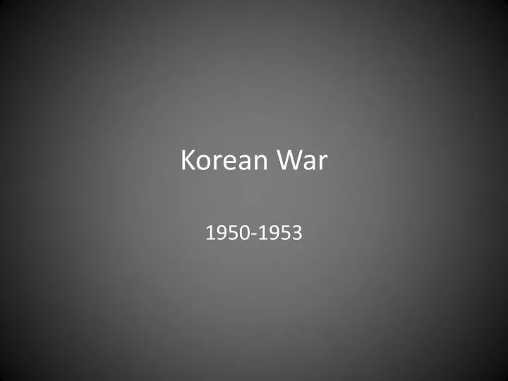 korean war