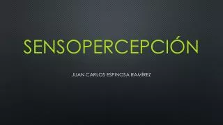 sensopercepci n