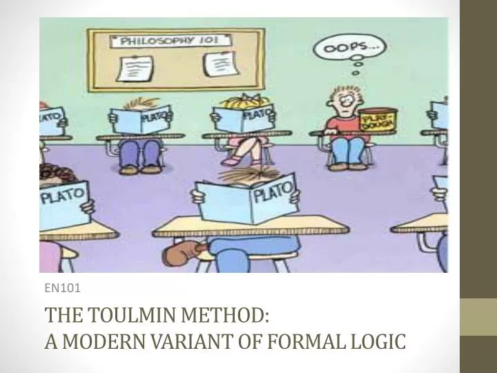 the toulmin method a modern variant of formal logic