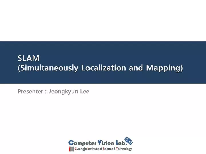 slam simultaneously localization and mapping