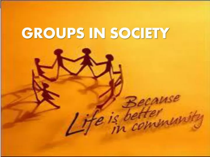 groups in society