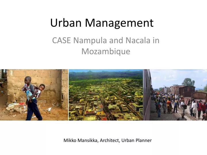 urban management