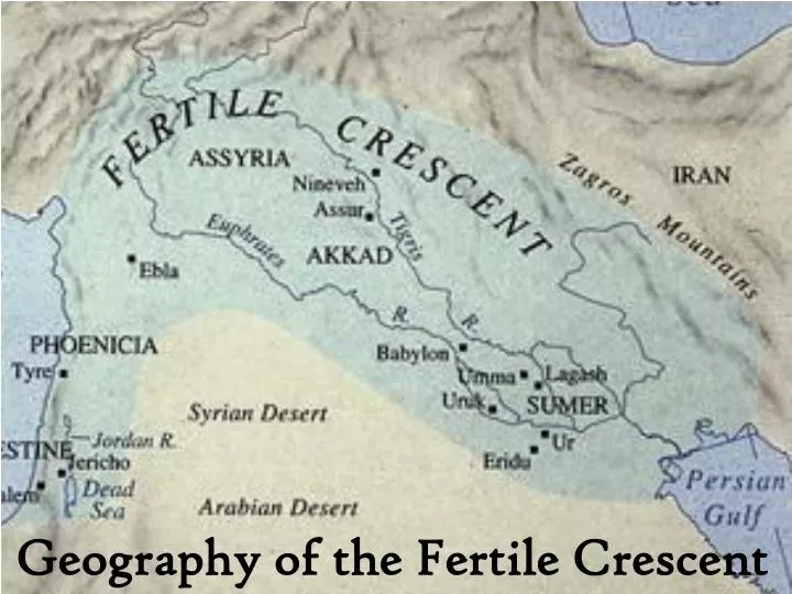 fertile crescent map modern countries