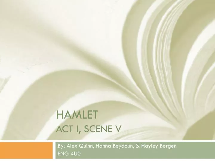 hamlet act i scene v