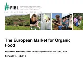 The European Market for Organic Food