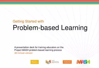 Getting Started with Problem-based Learning