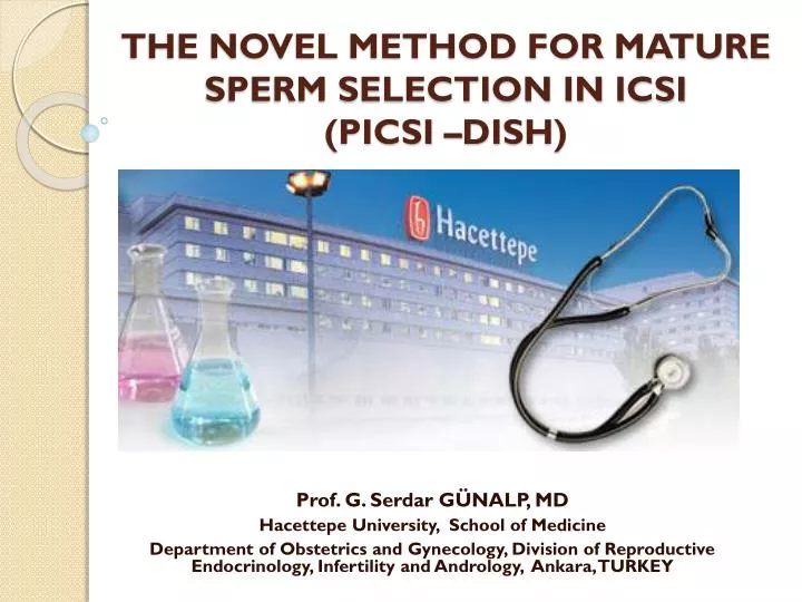 the novel method for mature sperm selection in icsi picsi dish