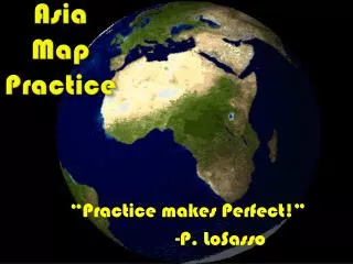 Asia Map Practice