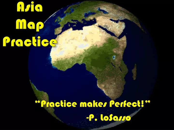asia map practice