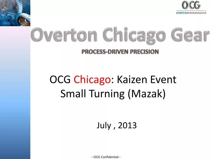 ocg chicago kaizen event small turning mazak