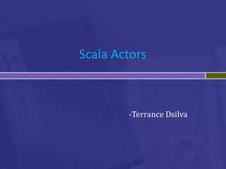 Scala Actors
