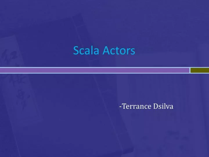 scala actors