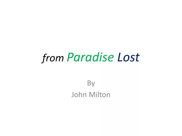 John Milton Paradise Lost Floating Quote The mind is its 