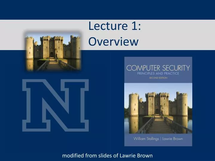 lecture 1 overview