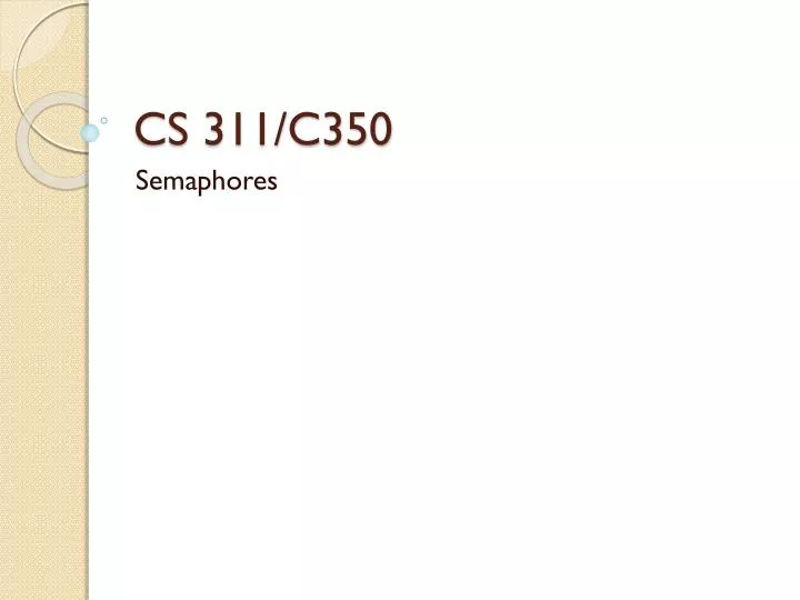 cs 311 c350