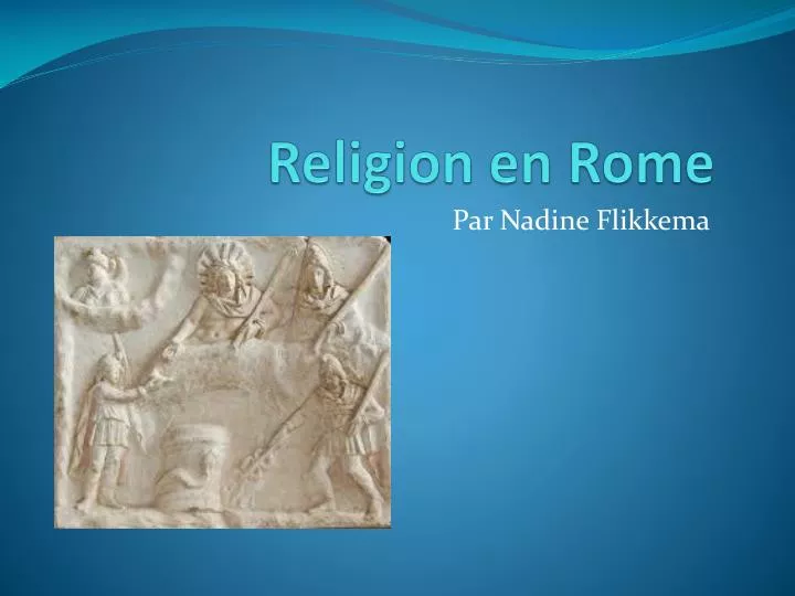 religion en rome