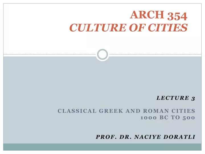 arch 354 culture of cities