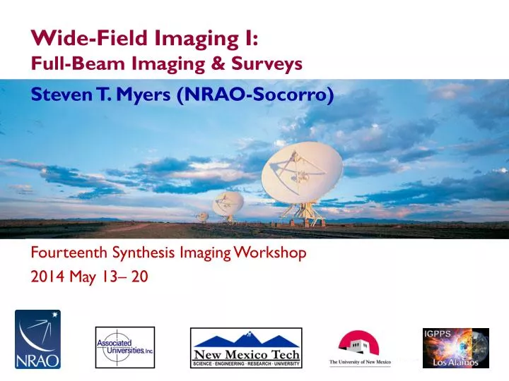 wide field imaging i full beam imaging surveys