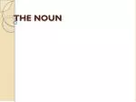 THE NOUN - slide 1