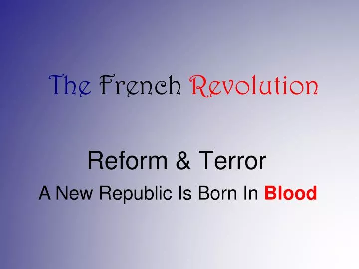 reform terror