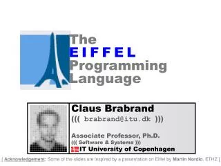The E I F F E L Programming Language