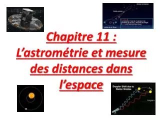 chapitre 11 l astrom trie et mesure des distances dans l espace