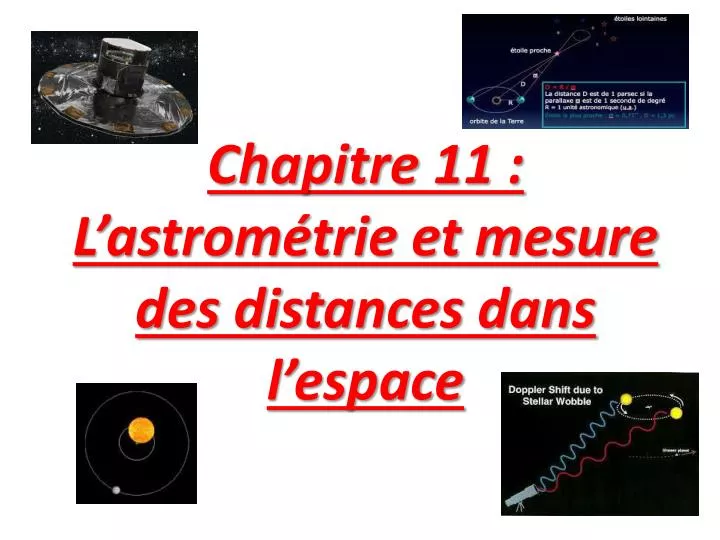 chapitre 11 l astrom trie et mesure des distances dans l espace