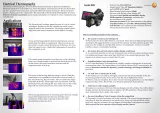 Electrical Thermography