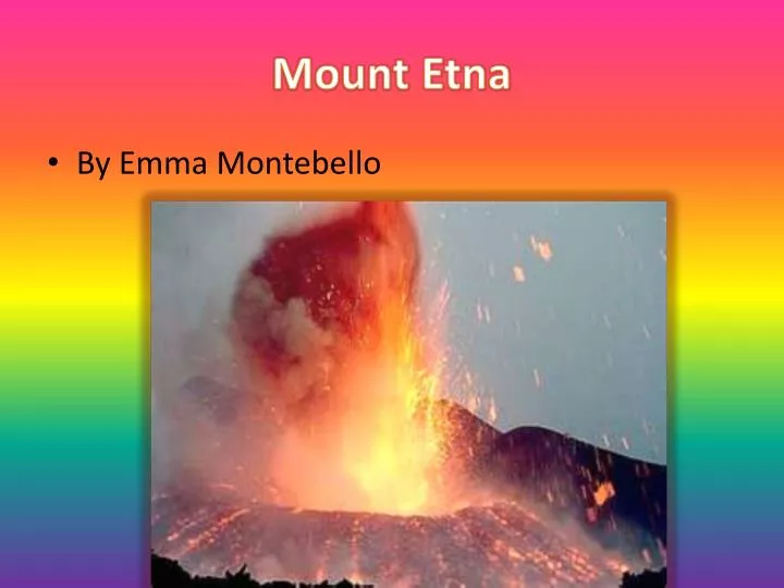 mount etna