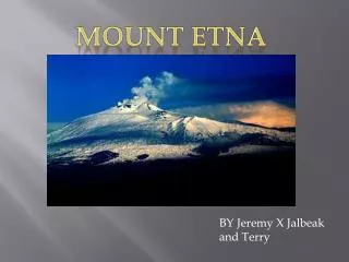 Mount Etna