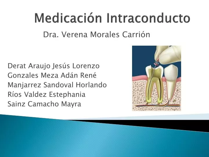 medicaci n intraconducto