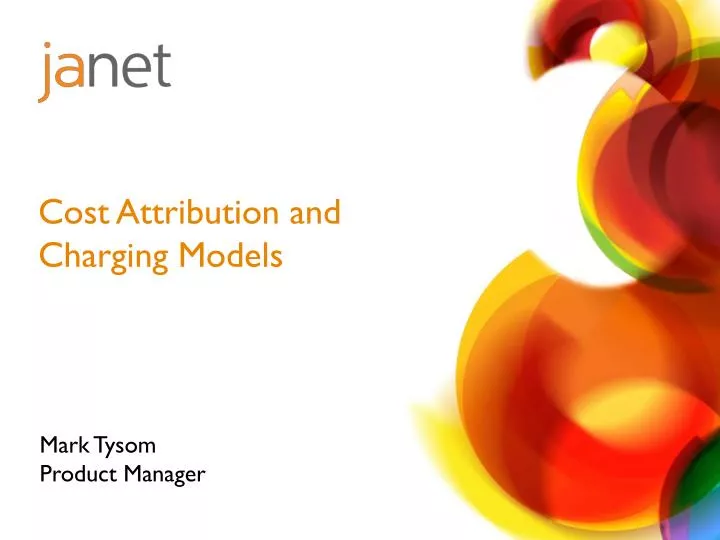 cost attribution and charging models