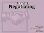 Negotiating - slide 1