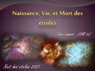 naissance vie et mort des toiles