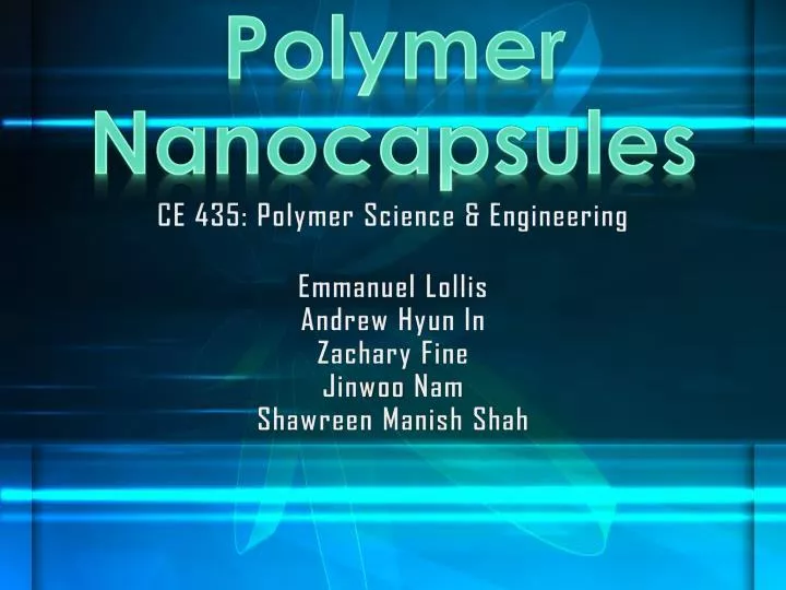 polymer nanocapsules